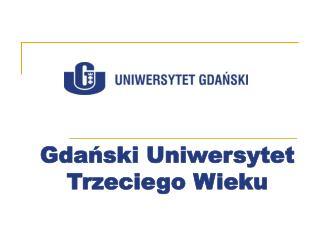Gdański Uniwersytet Trzeciego Wieku