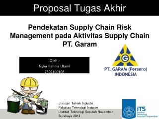 Proposal Tugas Akhir