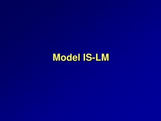 Model IS-LM