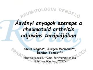 Ásványi anyagok szerepe a rheumatoid arthritis adjuváns terápiájában