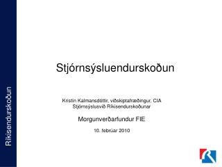 Stjórnsýsluendurskoðun