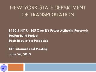 New York State Department of Transportation