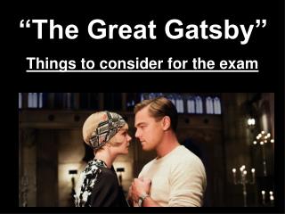 “The Great Gatsby”