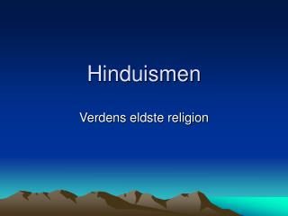 Hinduismen