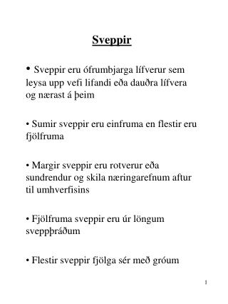 Sveppir