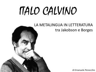 ITALO CALVINO