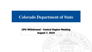 Colorado Department of State