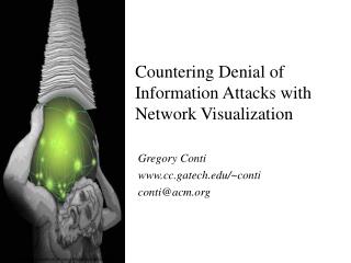 Countering Denial of Information Attacks with Network Visualization