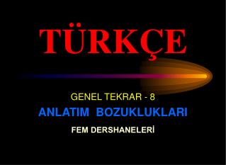 TÜRKÇE