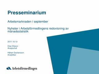 Presseminarium