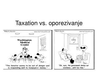 Taxation vs. oporezivanje
