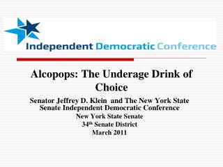 Alcopops: The Underage Drink of Choice