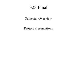 323 Final