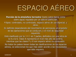 ESPACIO AÉREO