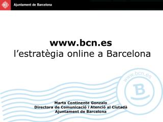 b cn.es l’estratègia online a Barcelona