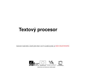 Textový procesor