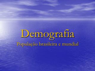 Demografia