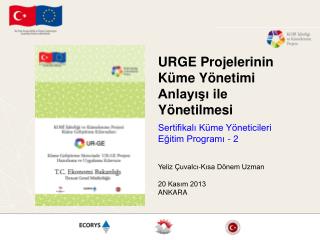 URGE Projelerinin Küme Yönetimi Anlayışı ile Yönetilmesi