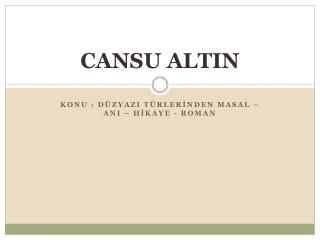 CANSU ALTIN