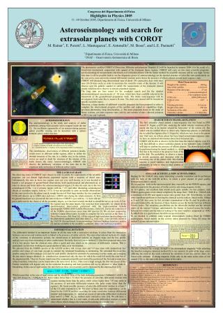 Congresso del Dipartimento di Fisica Highlights in Physics 2005