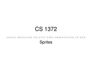 CS 1372