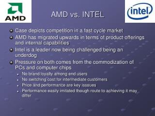 AMD vs. INTEL