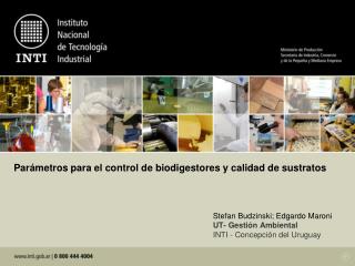 Parámetros para el control de biodigestores y calidad de sustratos