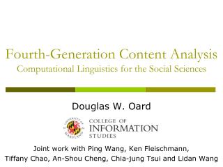 Fourth-Generation Content Analysis Computational Linguistics for the Social Sciences
