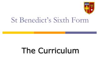 St Benedict’s Sixth Form