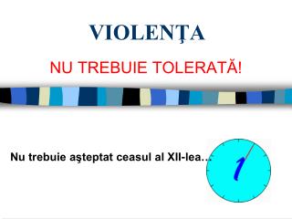 VIOLENŢA