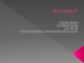 Aluminiu 