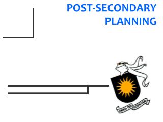 POST-SECONDARY PLANNING