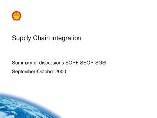 Supply Chain Integration