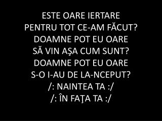 este-oare-iertare