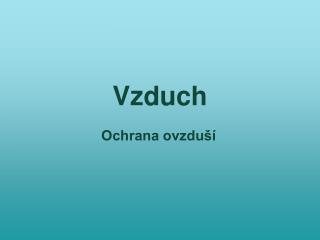 Vzduch