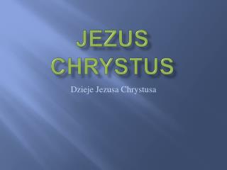 Jezus Chrystus
