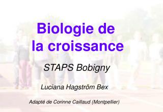 Biologie de la croissance