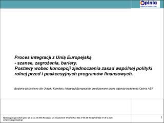 Informacje o projekcie