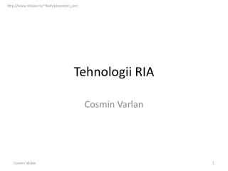 Tehnologii RIA
