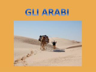 GLI ARABI