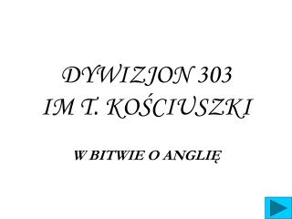 DYWIZJON 303 IM T. KOŚCIUSZKI