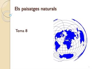 Els paisatges naturals