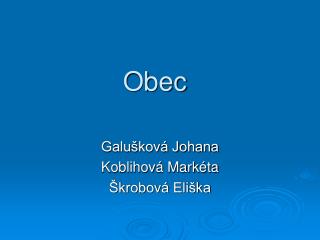 Obec