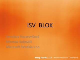 ISV BLOK