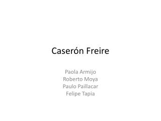 Caserón Freire