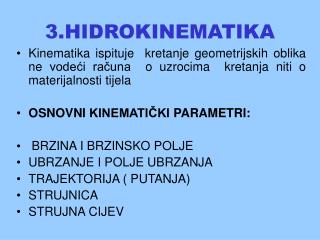 3.HIDROKINEMATIKA