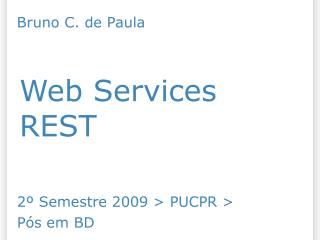 Web Services REST