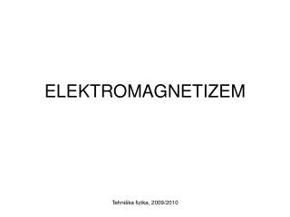 ELEKTROMAGNETIZEM