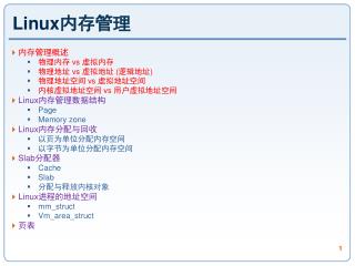 Linux 内存管理