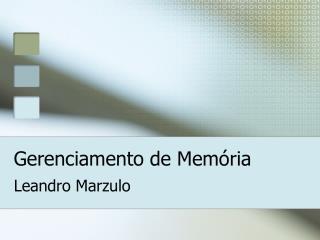 Gerenciamento de Memória